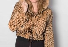 Rex beige-black coat